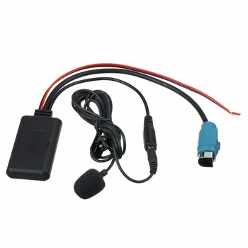 bluetooth AUX vevőkábel adapter mikrofonnal Alpine CD-gazdagéphez KCE-236B 9870/9872 kihangosító AUX audio interfészhez