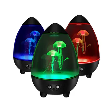 2022 Új távirányító medúza RGB színváltás akvárium hangulat éjszakai fény lakberendezés lámpa ajándék gyerekeknek szoba pihentető lámpa