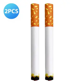 Új 2 db hamis cigaretta tréfa vicc újdonság trükkök kellékek játékok április bolondok napi ajándék praktikus vicces hamis cigaretta játék füst