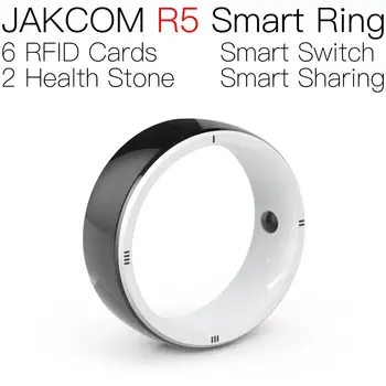 JAKCOM R5 Smart Ring Újabb, mint az NFC-kompatibilis phono címkék kutya tk4100 érme RFID 125kHz újraírható EM 4305 PVC tálca PET