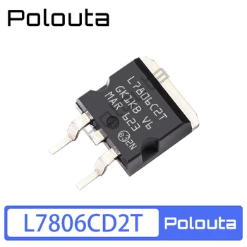 10 db Polouta L7806CD2T TO-263 feszültségszabályozó tranzisztor DIY elektronikus készlet Arduino nano ingyenes szállítás integrált áramkör