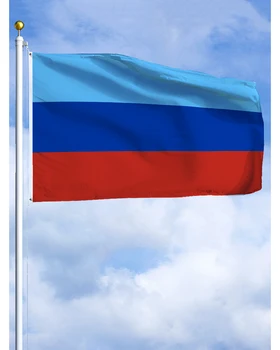 60×90 90x150 120×180CM Luhanszk embléma zászló Zászló Nyomtatott banner kárpit dekorációhoz
