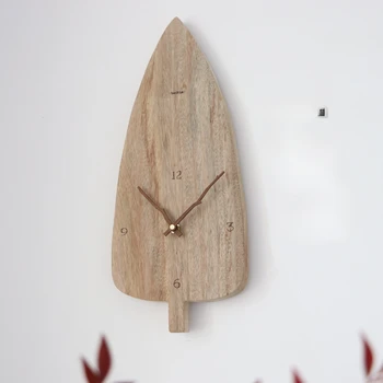 óra természetes fa falióra kreativitás - csendes fúvós művészeti dekorációs órák