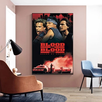 Blood in Blood Out film plakát klasszikus népszerű vászon poszter falfestés lakberendezés (keret nélkül)