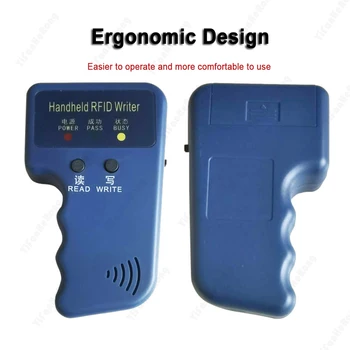 RFID sokszorosító TK4100 másoló 125KHz kézi EM4100 EM4305 T5577 újraírható azonosító Keyfobs Címkék programozó olvasó