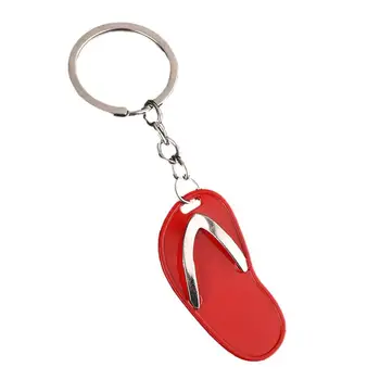 Divat Egyszerű fém medál Kulcstartó Cipőcipő Papucs Kulcstartó Ékszer táska Autó Charm kiegészítők Egyedi kulcstartó ajándék