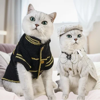 Női macskaruha macskának Újévi ruha macskának Elegáns ruhák Macska Hanbok macska öltöny Kisállat ruha Aranyos cica ruha Cica jelmez