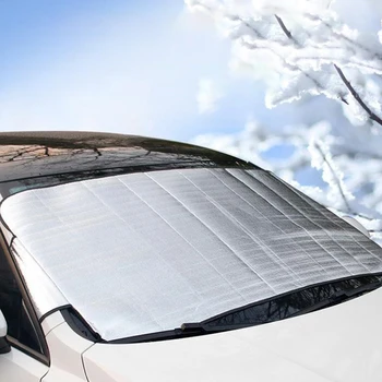 Autó hó jégvédő ablak szélvédő napernyő első hátsó szélvédő blokkfedél Visor Auto Külső kiegészítők 180x120cm