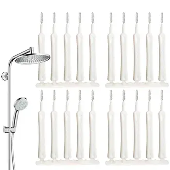  Zuhanykefe tisztításhoz 20db eltömődésgátló mini lyuktisztító kefe háztartási tisztító tartozékok mosogatókhoz fürdőkádak telefon