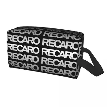 Custom Recaros logó Travel kozmetikai táska nőknek piperecikkek Smink rendszerező Női szépségápolási tároló Dopp készlet