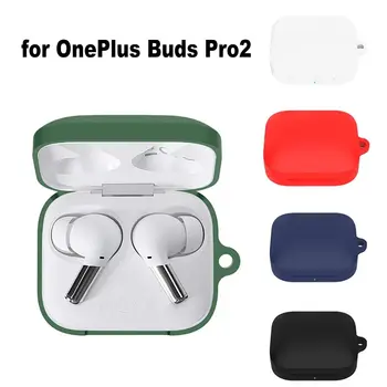  szilikon vezeték nélküli fülhallgató tok vízálló puha töltődoboz fedél por elleni ütésálló fejhallgató-héj OnePlus Buds Pro2-hez