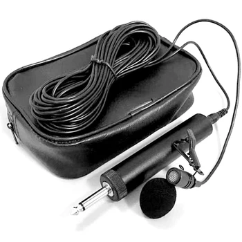 6,5 mm-es mikrofonmikrofon Erhu szaxofon hegedű hangszerhez Környezetbarát Lavalier Lapel Micro