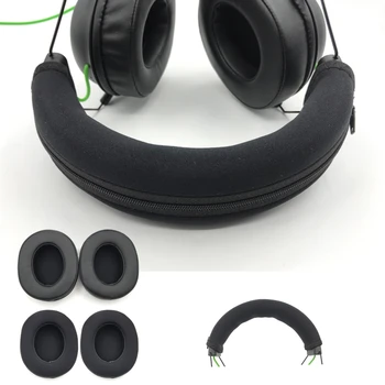  memóriahabos fülpárnák Fülpárnák Razer Blackshark V2X V2Pro V2SE játékhoz tervezett fejhallgató fülvédők huroksugaras kerek kagylók