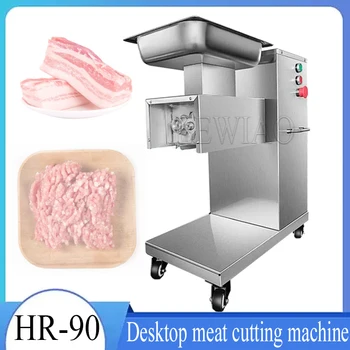  Kereskedelmi hússzeletelő elektromos asztali húsvágó rozsdamentes acél étkezde Húsvágás vágott zöldséggép