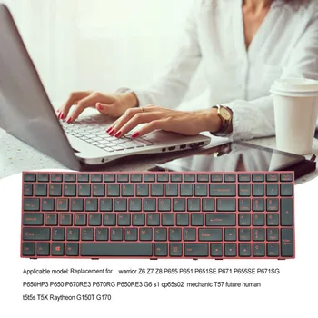 Laptop billentyűzet háttérvilágítással Asztali eszközök billentyűzetei Z7 cseréje