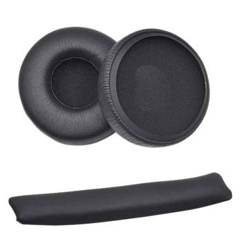  Fülpárnák párnahuzat bőr fejpántcsere fejfény JBL Synchros E40BT E40 Bluetooth fejhallgatóhoz 1 készlet