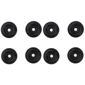 NEW-8Pcs fekete alumínium hangszóró CD lejátszó lemezjátszó rádióerősítő lábpárna szőnyeg állvány szekrény szigetelő alap