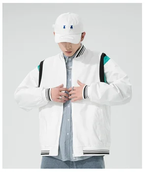 2023 Férfi dzseki Laza baseball egyenruha Új kabát ruházat Streetwear alkalmi koreai divat Pár dzsekik férfiaknak