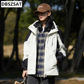 Tavaszi őszi divat alkalmi vékony kabát férfi tömör cipzáras zseb vízálló kapucnis kabát utcai stílusú kabát férfi kabát