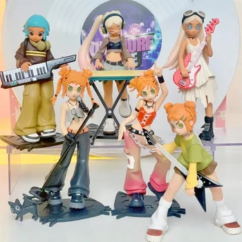 Blind Box Peach Riot Resie Up sorozat Pipacs Gigi Frankie Anime figura Lányok Modell dekorációk Gyűjts Kawaii figurák Játékok Ajándékok