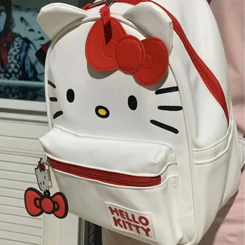 Mochila Hello Kitty Sanrio hátizsák lány diáktáska Diák divattáska kicsi Kapacitás Kültéri sport Utazás Hordozható hátizsák